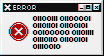An image showing a glitchy text box